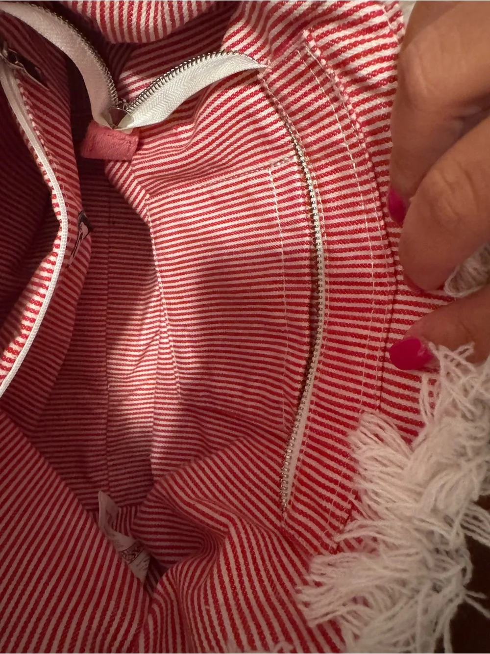 Saint Barth striped colored tote with crossbody